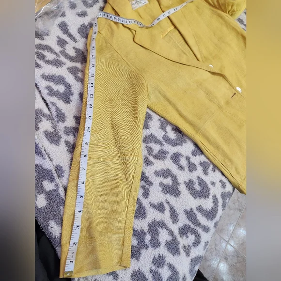 Vintage Christian Dior yellow blazer